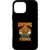 Potato Costume Custodia per iPhone 16 Pro Max Cibo a base di patate Power Strength Fitness