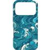 PM-Artistic Custodia per iPhone 17 Pro Sea Ocean Waves Pattern senza bordi Design 9