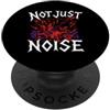 Heavy Metals Guitarist Apparel Heavy Metals Guitarist Not Just Noise PopSockets PopGrip Adesivo