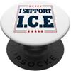 Patriot Sostengo I.C.E Funny American PopSockets PopGrip Adesivo