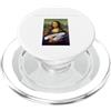 Protecting Culture's Classic: Mona Lisa' Caked Monna Lisa 'think about the earth Slogan PopSockets PopGrip per MagSafe