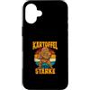 Potato Costume Custodia per iPhone 16 Plus Cibo a base di patate Power Strength Fitness