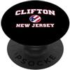 Clifton NJ Souvenirs & Gifts by DV8sTees Clifton New Jersey (New Jersey) PopSockets PopGrip Adesivo