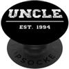 Uncle Est. 1994 Volleyball Uncles Day Re Zio di Pallavolo Dal 1994 Compleanno dello Zio Vintage PopSockets PopGrip Adesivo