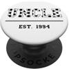 Uncle Est. 1994 Soccer Football Uncles D Zio di Calcio Dal 1994 Compleanno dello Zio Vintage PopSockets PopGrip Adesivo