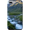 Nature Landscape Art Studio Custodia per iPhone 7 Plus/8 Plus Opere d'arte del paesaggio alpino della valle del fiume di mont