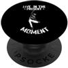 Yoga namaste relaxation sport body mind Vivi nel momento presente Yoga PopSockets PopGrip Adesivo