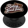 Classic Cigar Culture Vintage Luxury Smo Abbigliamento per fumatori premium Cigar Enthusiast Lounge Lifestyle PopSockets PopGrip Adesivo
