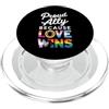 Proud Ally LGBTQIA+ Pride Month Tees Orgoglioso alleato LGBTQIA+ Pride Mese PopSockets PopGrip per MagSafe