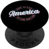 USA United States America stars and stri Dio benedica l'America la terra che amo PopSockets PopGrip Adesivo