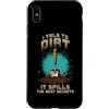 Sunshine Gardening Garden Life Plant Hum Custodia per iPhone XS Max I TALK TO DIRT IT SPILLS THE BEST SECRETS