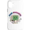 Y2K Main Character Retro Computer Gift Custodia per iPhone 16 Plus Retro Y2K personaggio principale icona con floppy disk