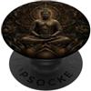 Buddha Designs by Kajiro Buddha astratto fiore di loto - buddismo spirituale buddista PopSockets PopGrip Adesivo