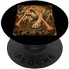 Giant Goose Laser Eyes Vintage Kaiju Fun Meme divertente Kaiju vintage con occhi laser a forma di oca gigante PopSockets PopGrip Adesivo