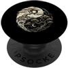 Japanese Bonsai Tree Zen Garden Peace Ha Bonsai Albero Yin Yang Simbolo Della Pace Giappone Meditazione Zen PopSockets PopGrip Adesivo