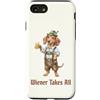 Funny Oktoberfest Dachshund Lover Wiener Custodia per iPhone SE (2020) / 7/8 Wiener Takes All Funny Dachshund Beer Doxie Oktoberfest