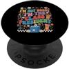 Student Leader Vibes Non prepotente Sono il presidente degli studenti Retro Vote PopSockets PopGrip Adesivo