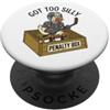 Hockey Su Ghiaccio Box Di Rigore Diverte Got Too Silly Penalty Box PopSockets PopGrip Adesivo
