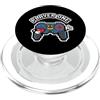 Retro Gaming Player One Pixel Gamer Gift Giocatore Uno Retro Gaming Icona Pixel Cuore PopSockets PopGrip per MagSafe