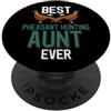 Pheasant Hunting Family Apparel La migliore zia di caccia ai fagiani di sempre PopSockets PopGrip Adesivo