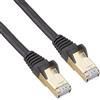 StarTech Cavo Ethernet CAT6a da 3m - Cavo di Rete LAN RJ45 10 Gigabit Schermato 100W Poe - Cavo Dati Patch STP 10GbE - Testato Individualmente - Certificato UL/Tia - Nero (6ASPAT3MBK)