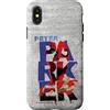 Marvel Custodia per iPhone X/XS Marvel Spider-Man: No Way Home Peter Parker Lettere