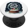 Winter Wonderland Charm Apparel Home And Snow Place - Globo natalizio invernale accogliente PopSockets PopGrip Adesivo