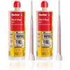 Fischer Tassello Chimico FIS P PLUS 410 C Resina Poliestere per Fissaggio Tende da Sole, Antenna tv, Scale in Cemento, Mattone Forato, 410ml (Confezione da 2)