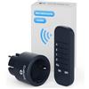 sonero® set di prese radio 2300 watt - 1x telecomando, 1x presa per uso interno, portata 30 m, antracite