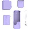 JSGHGDF Custodia protettiva in silicone resistente per Pocket 4 Vlog Camera Guard con ritaglio preciso e base antiscivolo
