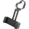 iplusmile Adattatore Smartphone per Telescopio 10x20, Supporto Nero Abs