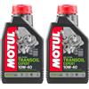 MOTUL 100963 TRANSOIL Expert, 10 W di 40, 1 L (Confezione da 2)