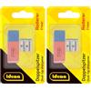 Idena 522073 - Gomma e temperino doppio, 2 pezzi, 1 set (Confezione da 2)