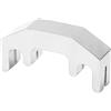 Naroote Silenziatore per Violino in Metallo Equilibrio Perfetto Sordina per Pratica del Violino per 1/2 4/4 Argento