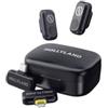 HOLLYLAND LARK A1 Combo grigio siderale con ricevitore USB-C + ricevitore Lightning + custodia di ricarica microfono wireless LARK-A1-Combo