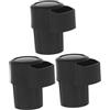 BESTonZON 3 Pz cappello del sassofono Copertura del saxophone tenore Accessori per saxophone Accessori per saxofono tenore tappo terminale sax per sassofono sax AbS Black