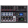m4c Mixer 6 canali con USB bluetooth ed effetti Soundsation MioMix 404FXM