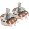 Musiclily Alpha A500K+B500K Mini Potenziometro Metrico Split Short Shaft 6,5mm Audio Lineare Taper Pot per Chitarra Elettrica ST Tele PB JBBasso (Set di 1A1B)