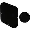 Musiclily LP Backplate and Switch Cover Set per Chitarra USA Les Paul, 3 strati Nero