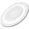 Paxanpax Piatto girevole universale in vetro per microonde PSA002 da 245 mm, con profilo piatto, trasparente
