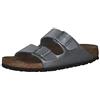 Birkenstock 1012283 Arizona silver, Birko Flor PIANELLE Donna, Silver EU 41