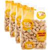 LIFE - Arachidi Guscio Single Pack Formato Convenienza Fresche e Croccanti Ideali per Aperitivi e Piatti 500g (Confezione da 4)