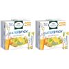 L'Angelica, Waterstick Anticell, Gusto Tè al Limone, Con Estratto di Centella, Vitamine C, B, Zero Zuccheri, Zero Calorie, Vitamine, Minerali, 1 Astuccio da 12 Stick (Confezione da 2)