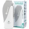 LumoLeaf Borraccia termica in acciaio inox per cani, 800 ml, mantiene l'acqua fresca o calda per ore, durevole e portatile per viaggi, ampia apertura per un facile riempimento e pulizia (grigio, 800