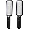 Stycypel 2Pcs lima per piedi e talloni,lima piedi,raspa per piedi e talloni,lima Piedi Professionale nero