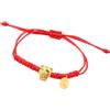 LRGKMCWTOB Braccialetto cinese con 12 charm zodiacali per donne e uomini, regolabile, braccialetto in corda rossa, simbolo di buona fortuna, gioiello mascotte rosso, regalo di compleanno, Pig #12,