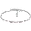 LA PETITE STORY Bracciale Donna in Ottone, Cristalli, Collezione TENNIS, Bangle