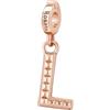 Rosato Charm Donna In Argento Con Simbolo Lettere | Collezione Storie - RZ090