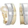 Traveller Orecchini a clip - Senza piercing all'orecchio - Cristalli Preciosa - bicolore - oro 22ct & - placcato - 156959