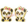 SANICO Srl BJT712 ORECCHINI BABY PANDA GOLD PLATED